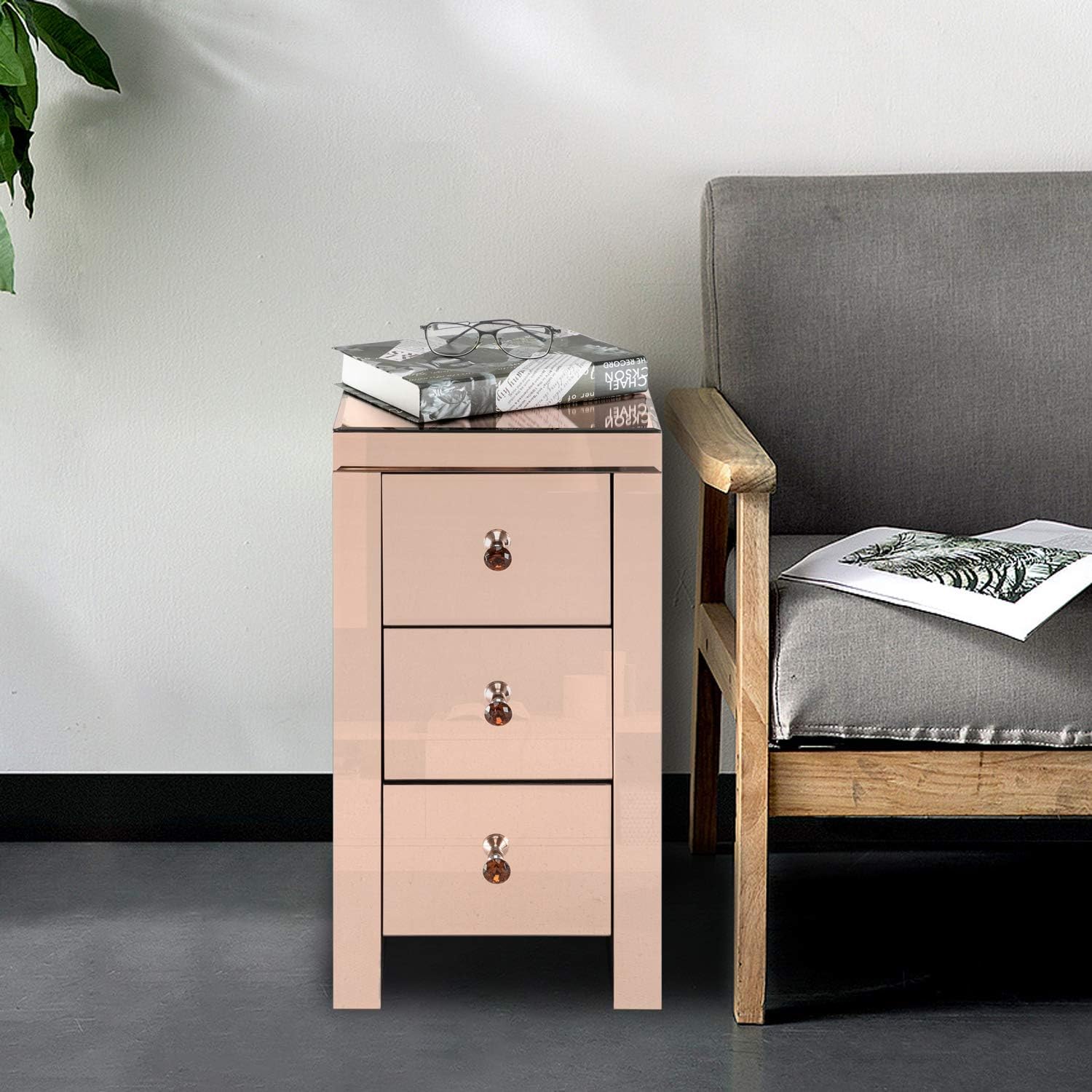 2 Elegant Appearance Solid Structure And Stable Frame Giantex Nightstand W 3 Drawers Large Storage Space Suitable For Bedroom And Bedsides Table Accent Table End Table Talkingbread Co Il