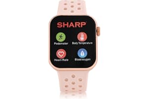GENERIC Sharp Smart Watches for Men, Smart Watches for Women – Fitness Tracker Watch Compatible with Android, iOS, Samsung, Apple – Fitness Watches for Women Include Call, Messages, Pedometer