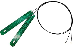 TENMORY 2 x 8dBi 2.4GHz 5.8GHz Dual Band WiFi Antenna IPEX MHF4 Internal Antenna with 50cm Cable for M.2 7265 8265 9260 9560 AX200 Card