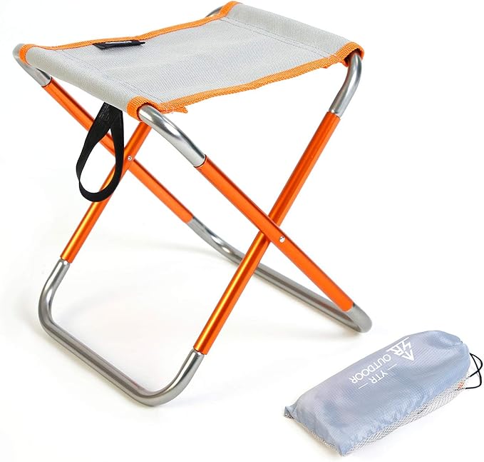 Yegookay Handbag Stool Ultraleicht - Klappbarer Campinghocker 150 Kg Tragkraft