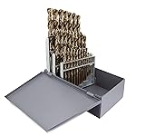Drill America 29 Piece m42 Cobalt Drill Bit Set