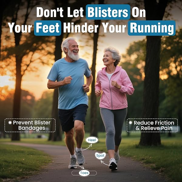 GEL BLISTER BANDAGES HYDROCOLLOID BANDAGES FOR SPORTS,RUNNERS & TRAVEL – 24CT BLISTER CUSHIONS FOR FEET, TOE & HEEL -WATER RESISTANT BLISTER PADS FOR PREVENTION & RECOVERY (VARIETY PACK