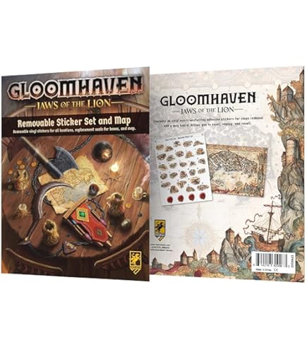 Amazon.com: Sleeve Kings Gloomhaven: Jaws of The Lion Compatible Sleeve  Bundle (8803 X 4 + 8810 X 2) : Toys & Games