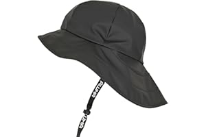 AWHA Souwester, Rain Hat - Waterproof Cap with Wide Brim and Earflaps