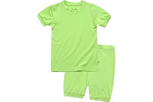 VAENAIT BABY Toddler Kids Girls Boys Sleepwear Pajamas Short Soft Shirring Cool Summer Viscose Pjs 2pcs Set
