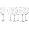 Lenox Tuscany Classics Red Wine Glasses, 1Pack (Set of 6), 24 Ounces, Clear