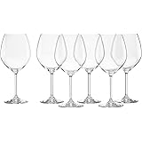 Lenox Tuscany Classics Red Wine Glasses, 1Pack (Set of 6), 24 Ounces, Clear