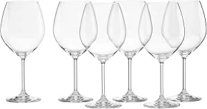 Lenox Tuscany Classics Red Wine Glasses, 1Pack (Set of 6), 24 Ounces, Clear