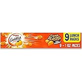 Goldfish Flavor Blasted Xtra Cheddar Cheese Crackers, Baked Snack Crackers, 0.9 oz On-the-Go Snack Packs, 9 Count Tray