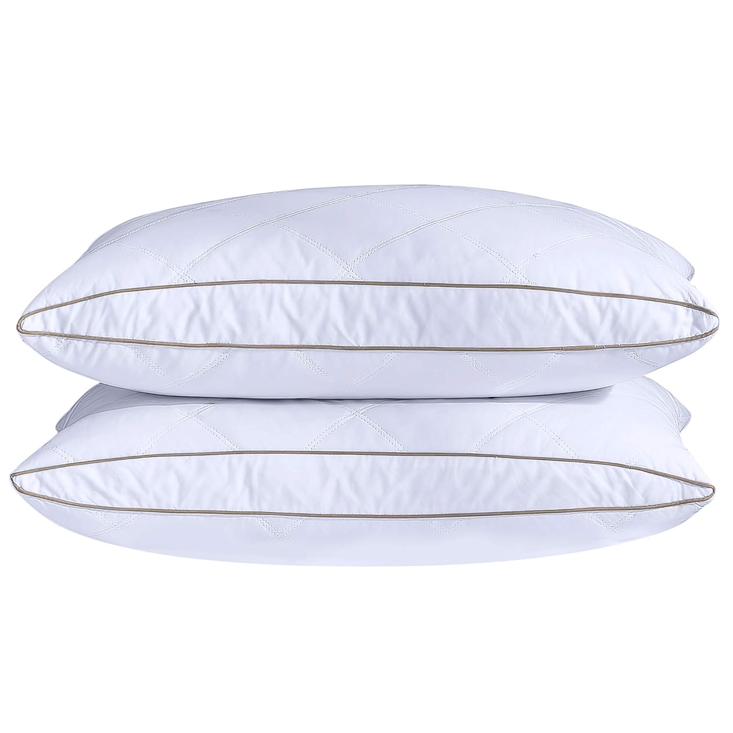 Amazon Com Puredown Natural Goose Down Feather Pillows For