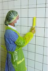 Vikan 41952 Slim Hand Brush, Stiff Bristles, Narrow Cleaning 300mm Green view 4