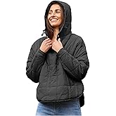 AMEBELLE Women's Oversized Hooded Puffer Jacket Quilted Jackets for Women Lightweight Winter Warm Padded Hoodies Coat
