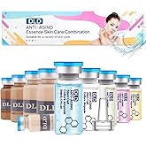 BB Facial Glow Starter Kit Hydration Serum Foundation Skincare Mix Exosomes for Skin Hydration Ampoule and Essence Foundation, 10 Vials Glow Pigment Skincare, 0.27oz