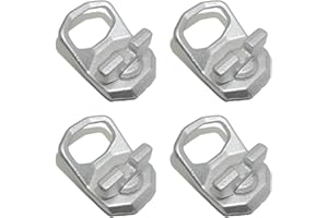 4-Pack D-Ring Tie Down Anchor Compatible with Polaris Ranger XD 1500 & Xpedition | Lock & Ride MAX Bed Side Wall Mount | Repl