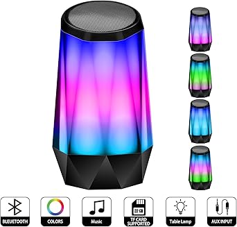 bluetooth crystal colorful night lights