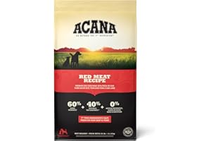 ACANA Grain Free Dry Dog Food Red Meat Recipe 25lb Bag