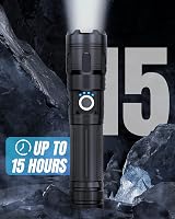 Maxesla Rechargeable LED Torch 3000mAh Battery Super Bright IPX5 Waterproof 5 view 5