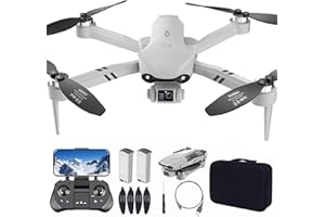 CANKETEC Drone with Camera for Adults, 4K UHD GPS RC Drone Brushless Motor, Smart FPV Foldable Quadcopter for Beginners, 5G WIFI Transmission, Auto Return, Follow Me, Waypoints, Altitude Hold, 30 Mins Flight Time,for Boys Girls