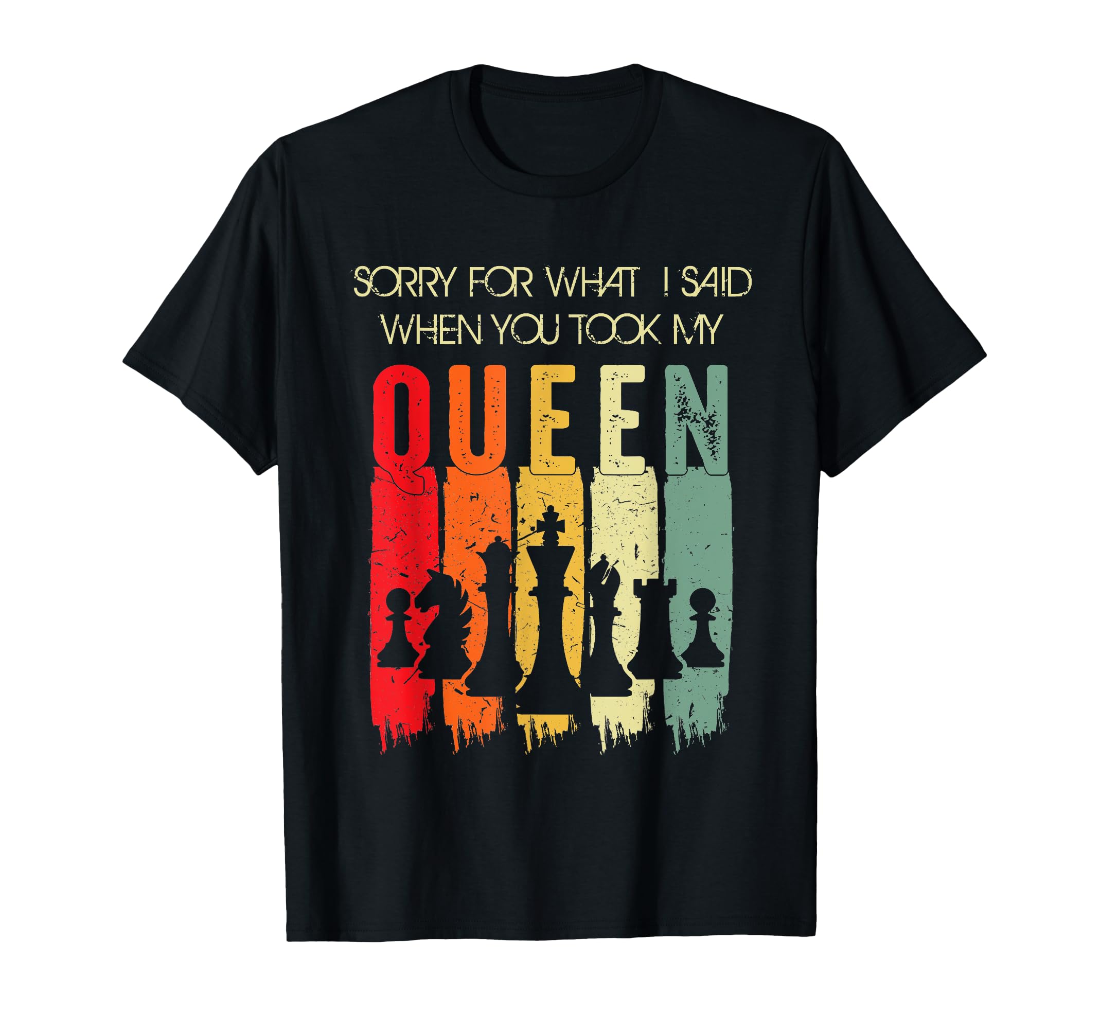 Chess Queen Funny Quote Retro Chess Player Gift T-Shirt