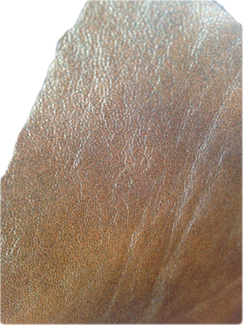 Reed Leather Hides - Cow Skins (8 inches X 11 Inches, Antique Brown)