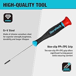DURATECH Precision Screwdriver Set, 10 PCS Magnetic