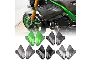 Midimttop Left Right Air Intake Cover Cowling Front Side Panels Fairing Air Deflector Shell fit for KA&WA&SA&KI Z900 Z-900 Z9