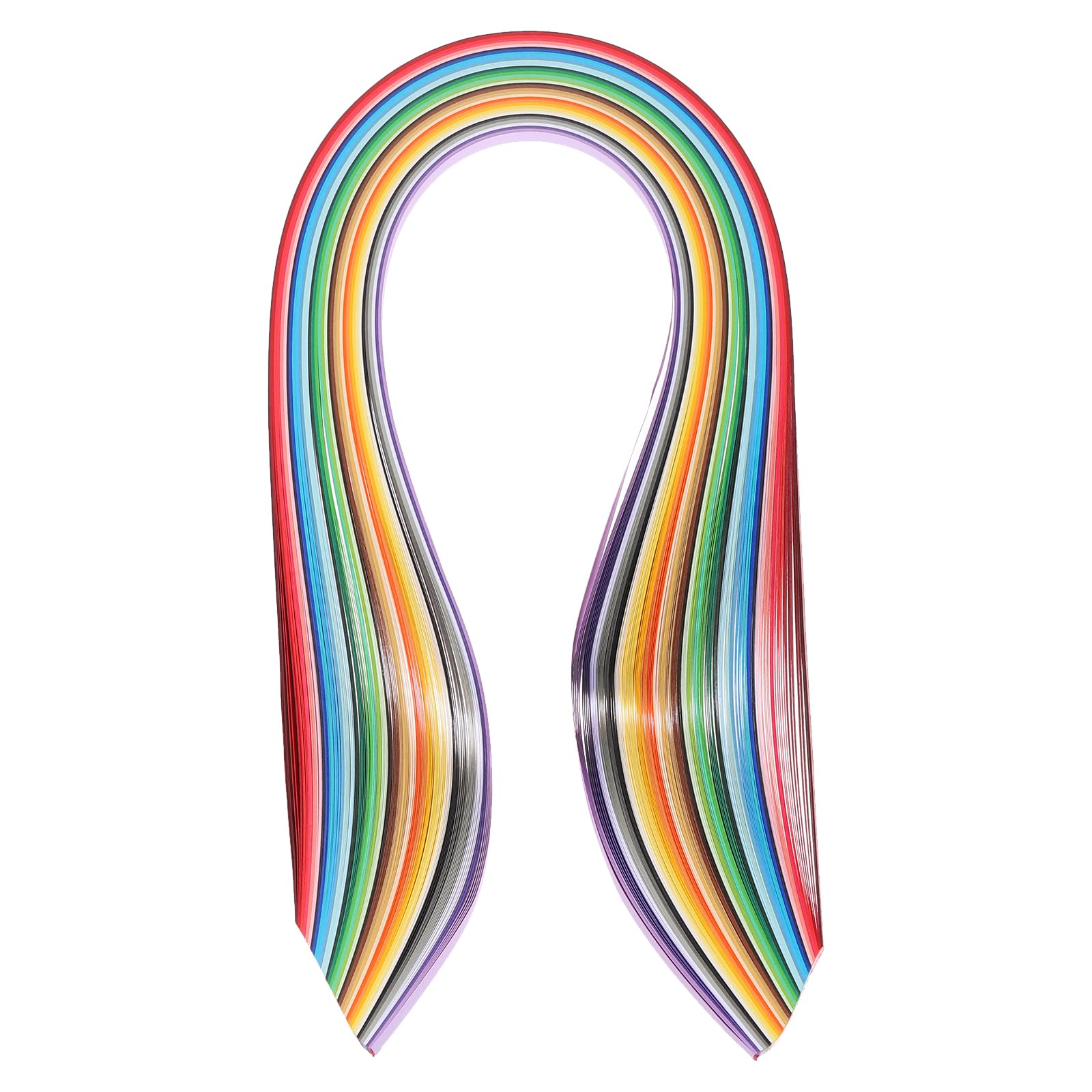 PATIKIL 180pcs Quilling Strips Paper 9/32"(7mm) 54cm Origami Paper Quilling Strip for Art DIY Hand Craft 36 Colors