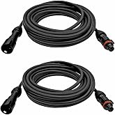 Voyager CEC15 Rear View LCD Monitor Extension Cables, 15ft Long, Connects a Voyager LCD Observation Monitor with a Voyager Side or Rear Camera (Pack of 2)