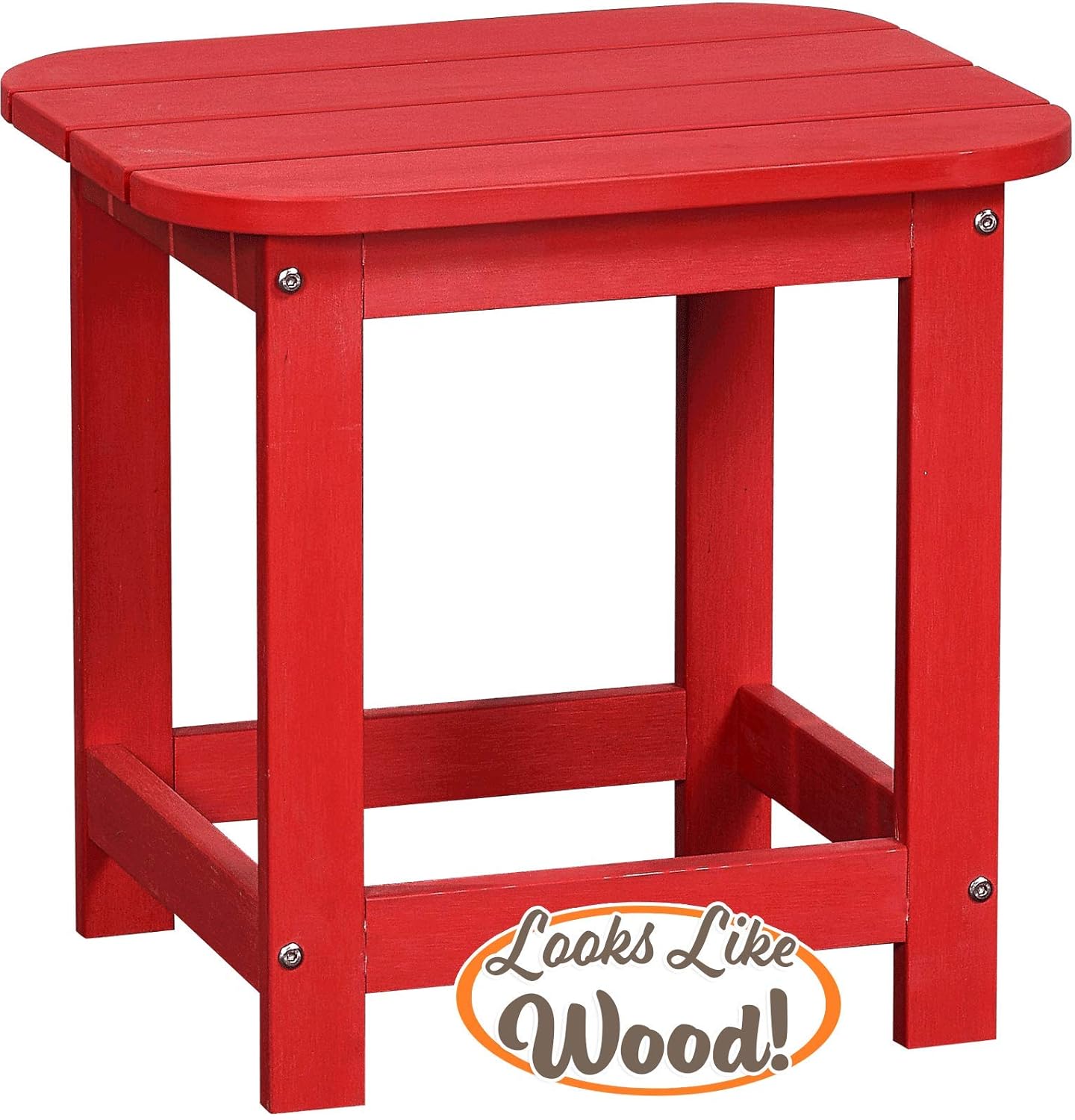 Best red wood outdoor side table