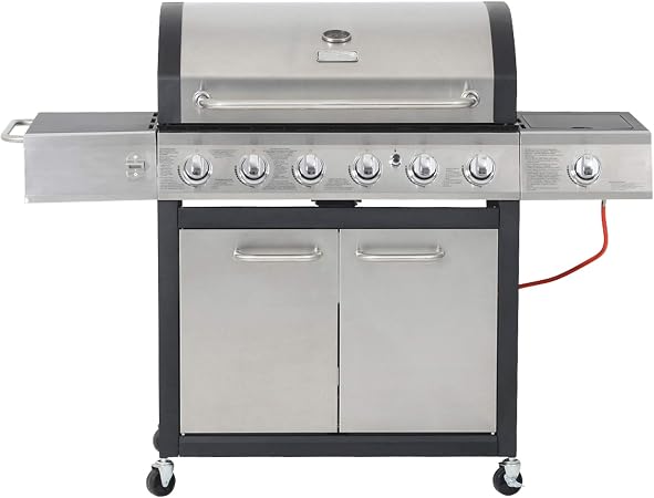 Kamino Bbq Gasgrillwagen Tennessee 6 Brenner Mit 1 Seitenbrenner
