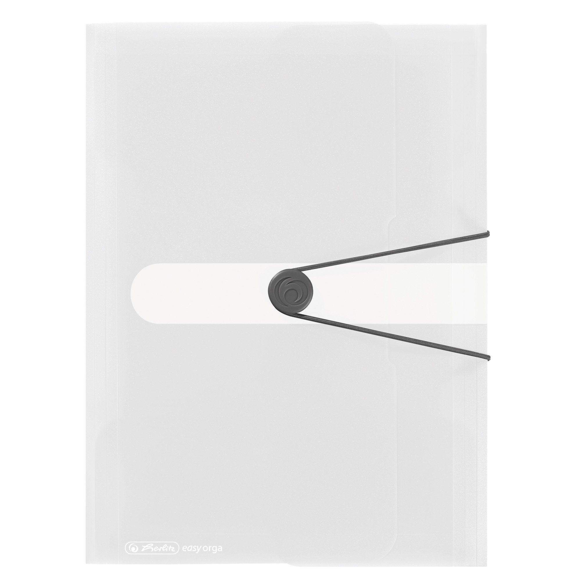 Herlitz Easy Orga To Go A4 PP Wallet Folder - Transparent (Pack of 3)