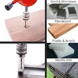 Swpeet Powerful Hand Drill 1/4 Inch with 13Pcs Drill Bit Set Red Silver view 7