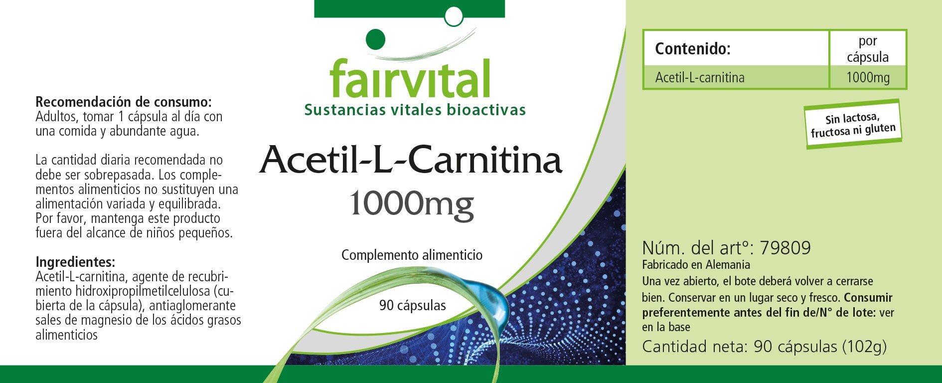 l carnitina pediatrica Para Que Sirve La En Nios L-CARNITINE QUALIVITS 250 mg 60