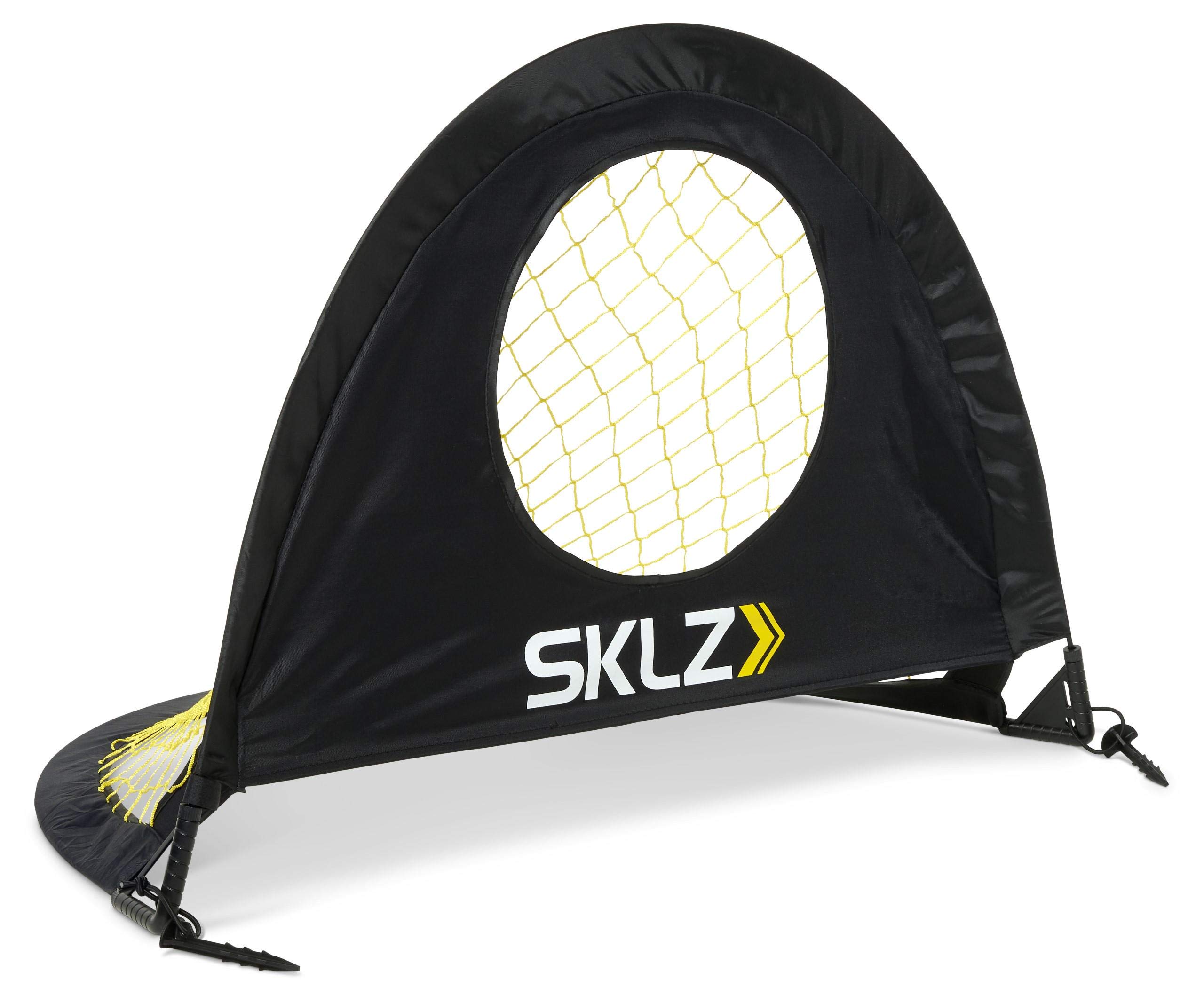 SKLZ Precision Pop-Up Soccer Goal, Durable 2-in-1 Design for Training and Games, Lightweight, Easy Setup, Includes Carry Bag - 91×61 cm, Perfect for Coaches, Players, Outdoor Practice, Home Use