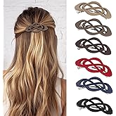 Amariver Hair Barrettes for Women 6packs Hair Clips French Barrette Vintage HairClips for Thick Thin Long Short Hair Stylish Accessories for Women Girls