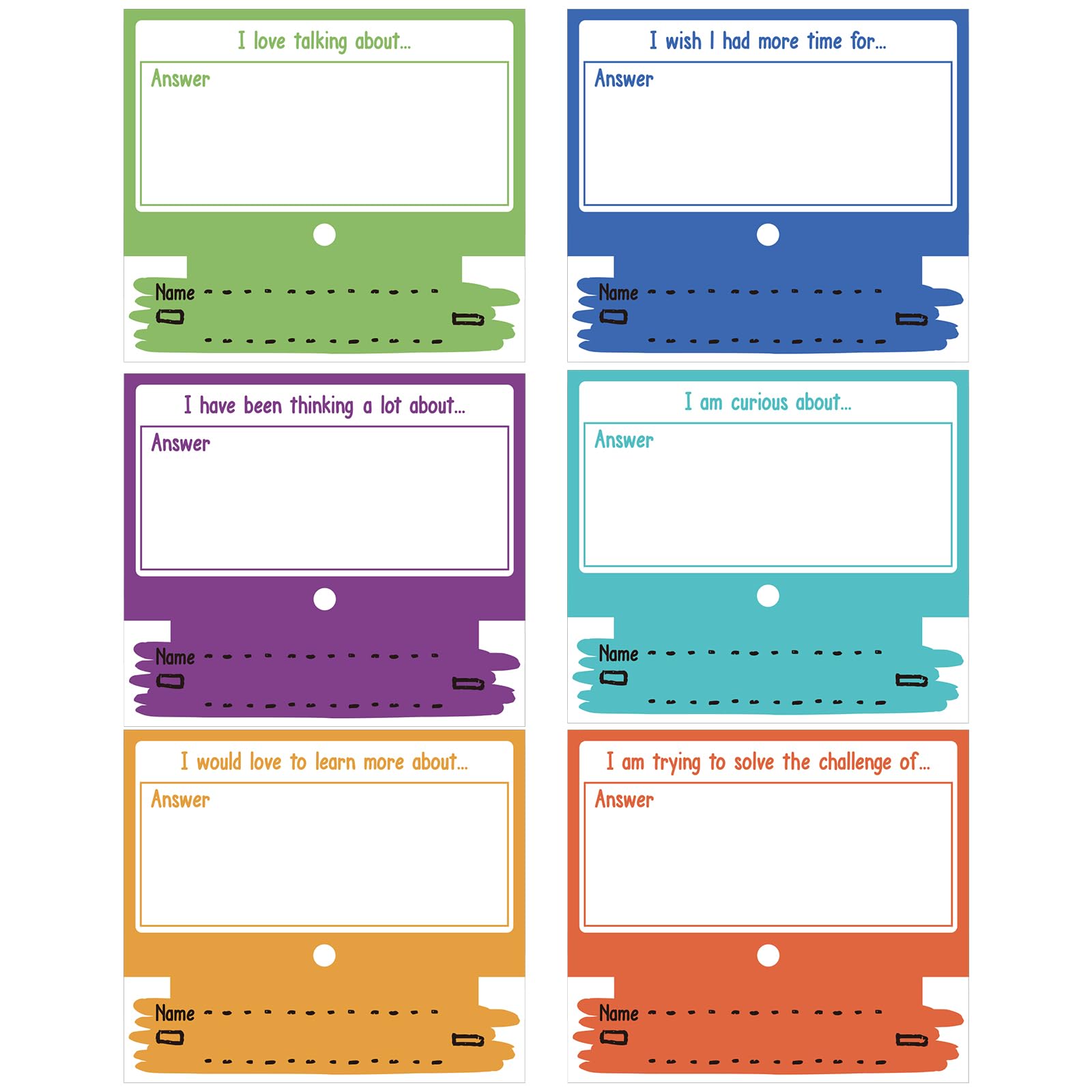 Photo 1 of Trandraft 300 Pcs Name Tag Stickers Team Tactics Conversation Starter Connect Tag Stickers for Team Building Game for Work Group Connection Conferences Activities Educational Card Games