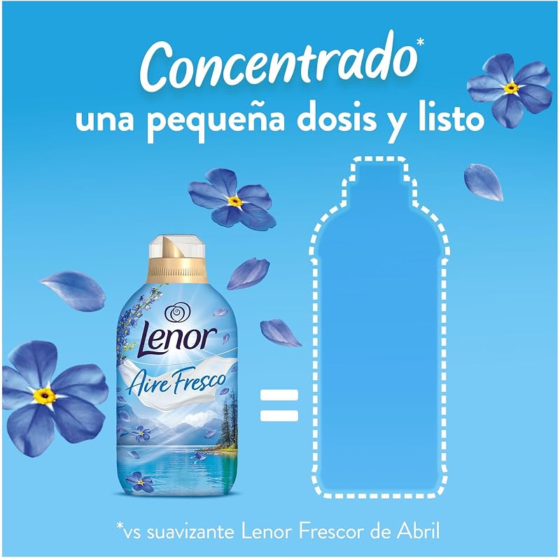 Amaciador de Ar Fresco Alpino Frescor 36 Lavagens, 504ml, Frescura Resistente à Secagem Em Ambientes Húmidos Ou Sol Intenso