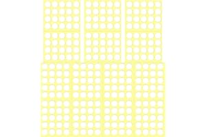 PinCute 400 PCS Wick Stickers for Candle Making, Double-Sided Heat Resistant Candle Wick Stickers, Adhere Steady in Hot Wax