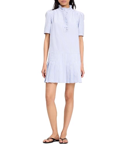 kate spade new york Fluid Jacquard Puff Sleeve Mini Dress at Amazon Women's Clothing store