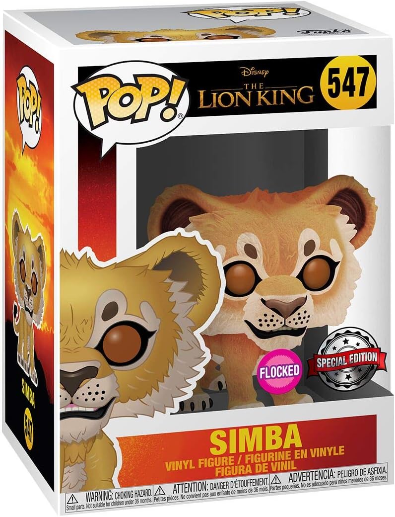 funko pop simba flocked