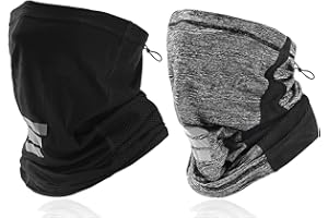 LANVODO UV Protection Neck Gaiter, Adjustable Cooling Neck Gaiter for Men and Women