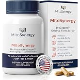 MitoSynergy Original BioCopper1 (Cunermuspir) - BioAvailable Copper MultiVitamin with CoQ10 and d-ribose to Boost NAD+ Supports Mitochondrial ATP Energy Brain and Joint Health