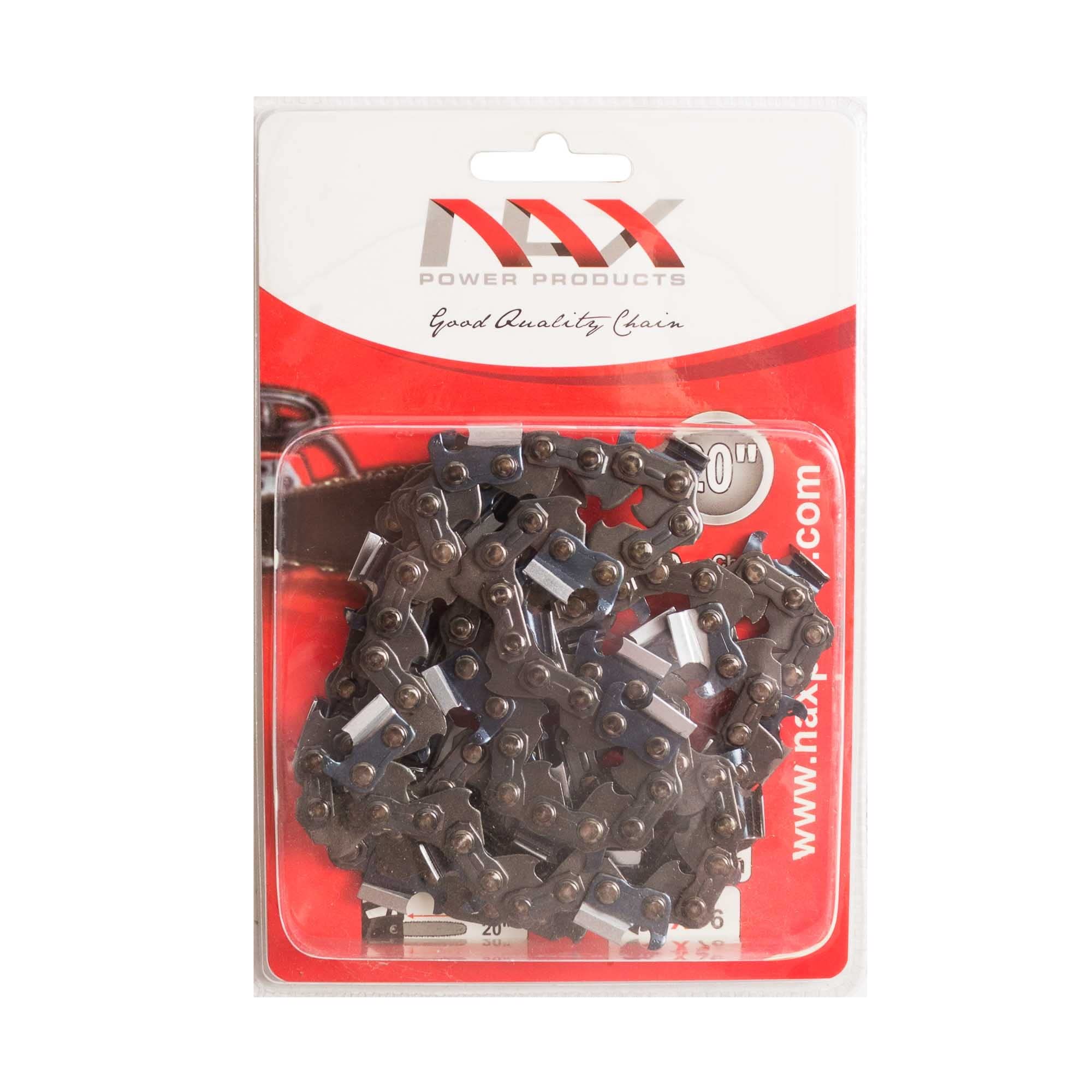 NAX 20 Inch Chain for Petrol Chainsaw NAX500C Chainsaw - 76 Links - 0.325 x 1.5 Replacement Part
