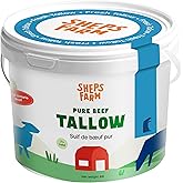 Beef Tallow for cooking - 4lb – Fresh October 2025 Batch -Double Filtered by Sheps Farm – Local Ontario Beef – Cooking Fat fo