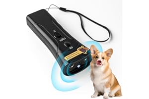 ZDZDZG Dog Bark Deterrent Devices, Ultrasonic Anti Barking Device for Dogs,Stops Bad Behavior Bark Guard for Dog Training, Alternative to Dog Shock Bark Collar No Need Yell or Swat, Safe for Human & Dogs