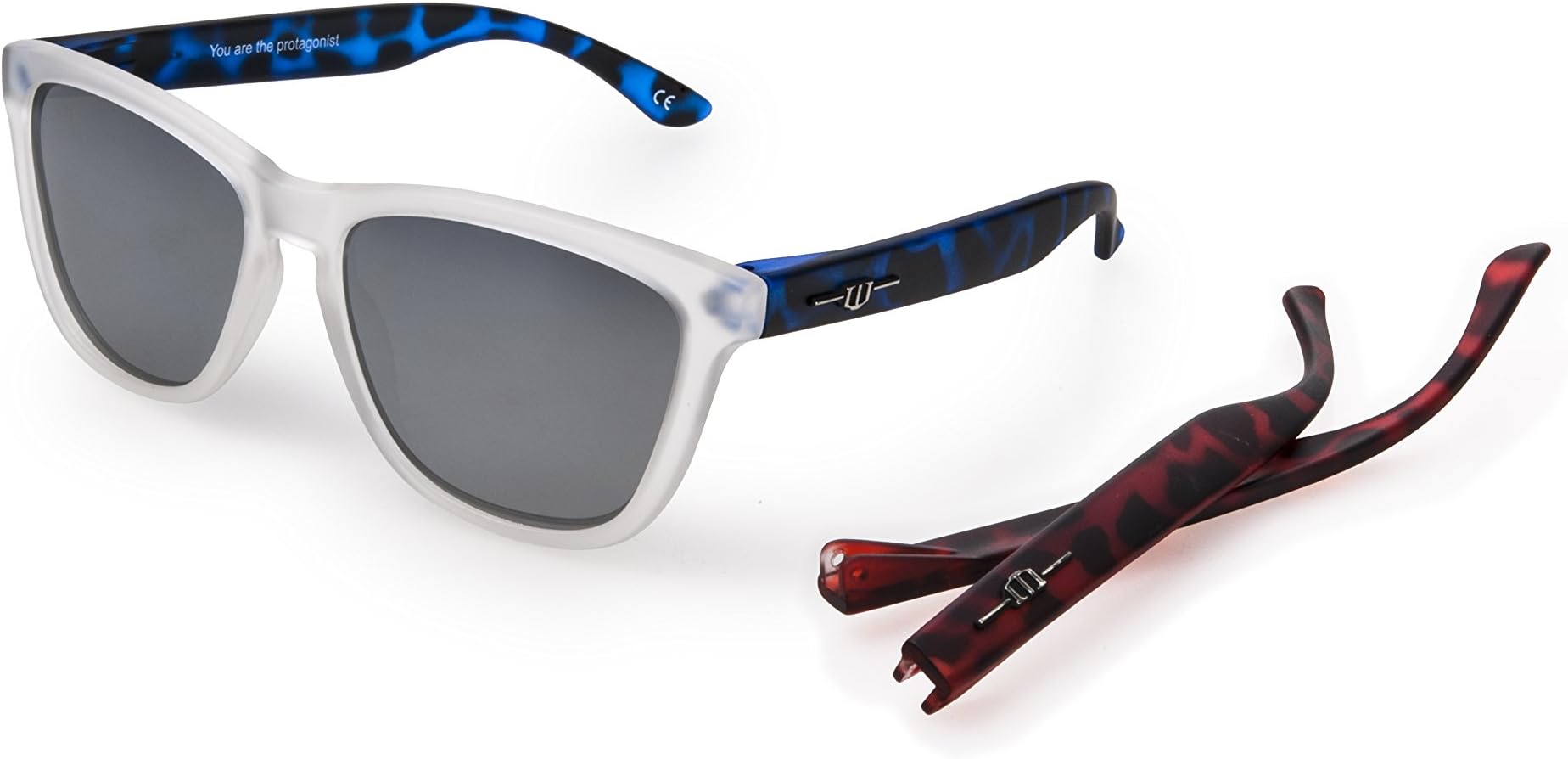 WINS ZENITH 2 Colors Blue And Red Legs Polarized EyE Protector Sunglasses