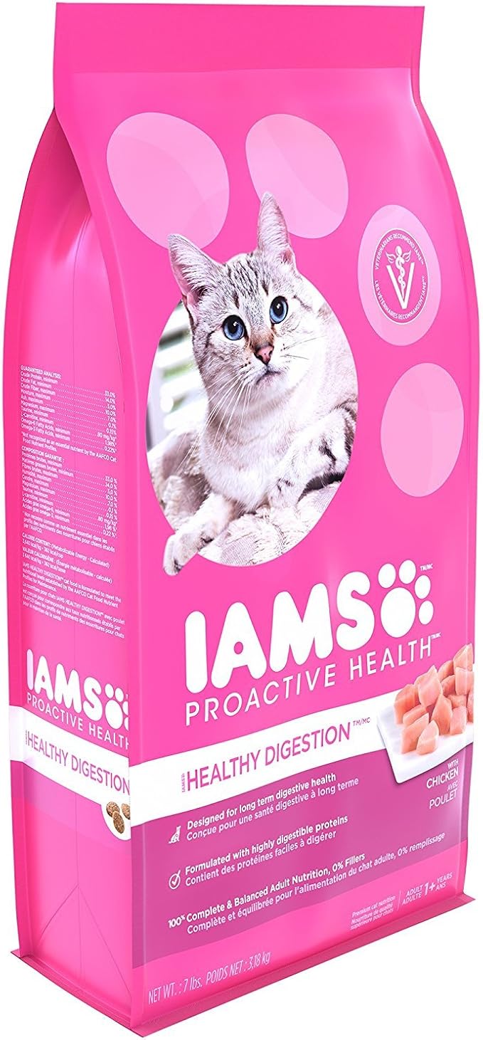 iams proactive health healthy digestion dry cat food