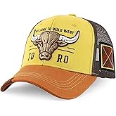Trendy Apparel Shop Bull Embroidered Western Snapback Trucker Cap