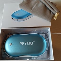PEYOU Calentador de Manos USB Recargable, 7800mAh/5200mAh [ con ...