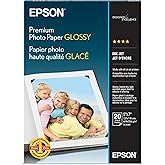 Epson Premium Photo Paper Glossy (5x7 Inches, 20 Sheets) (S041464)